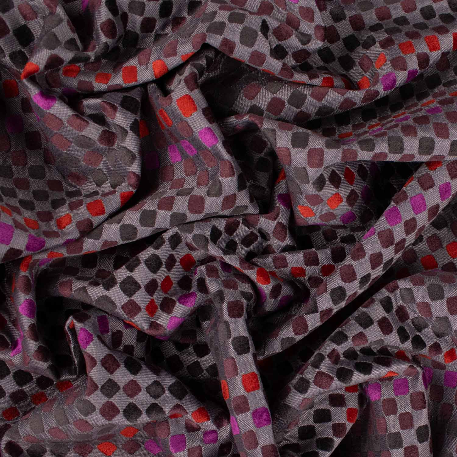 Connections by Zepel - Curtaining/Upholstery Square Chenille Jacquard