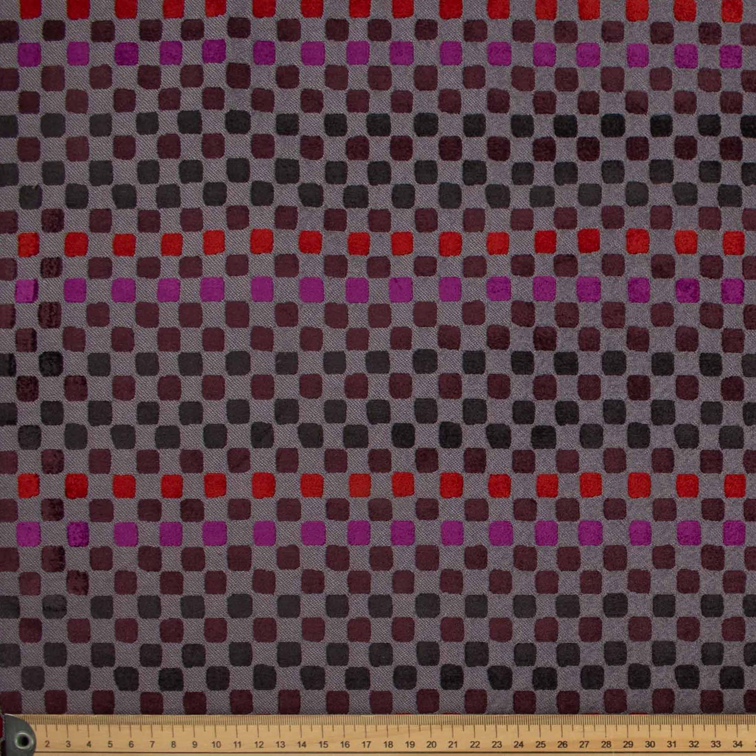 Connections by Zepel - Curtaining/Upholstery Square Chenille Jacquard