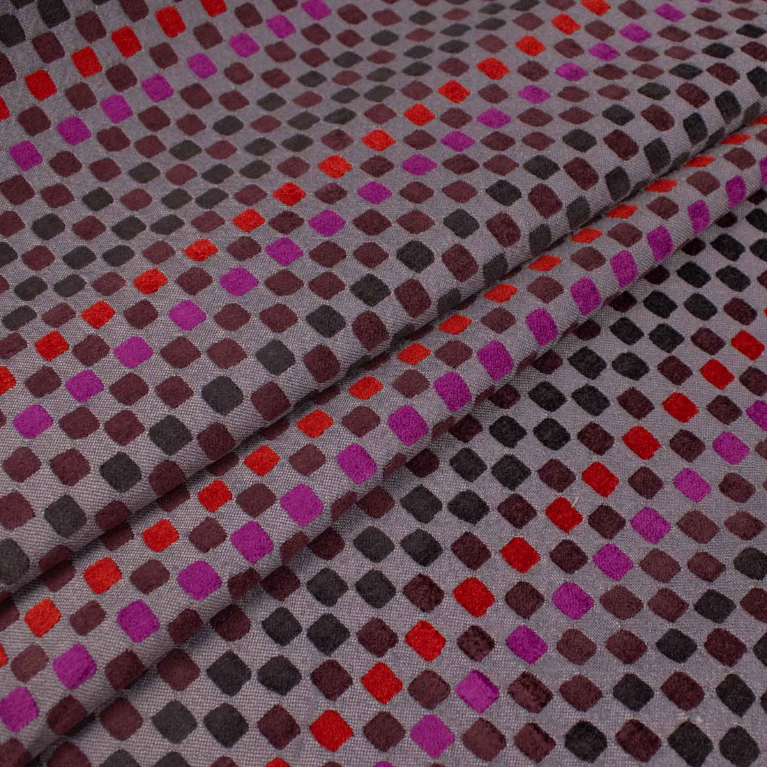 Connections by Zepel - Curtaining/Upholstery Square Chenille Jacquard