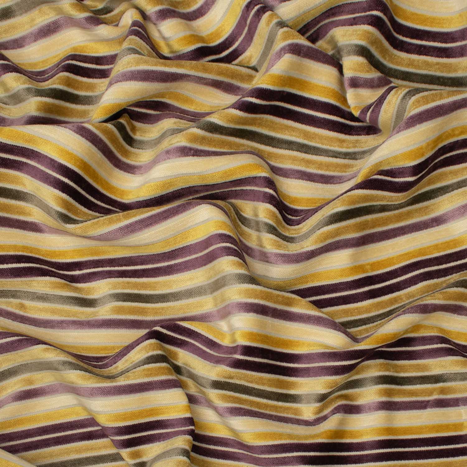 Coquet by Zepel Curtaining/Upholstery Stripes Chenille