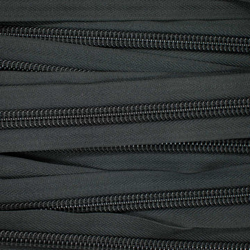 Continuous Spiral Zipping No.10 Black