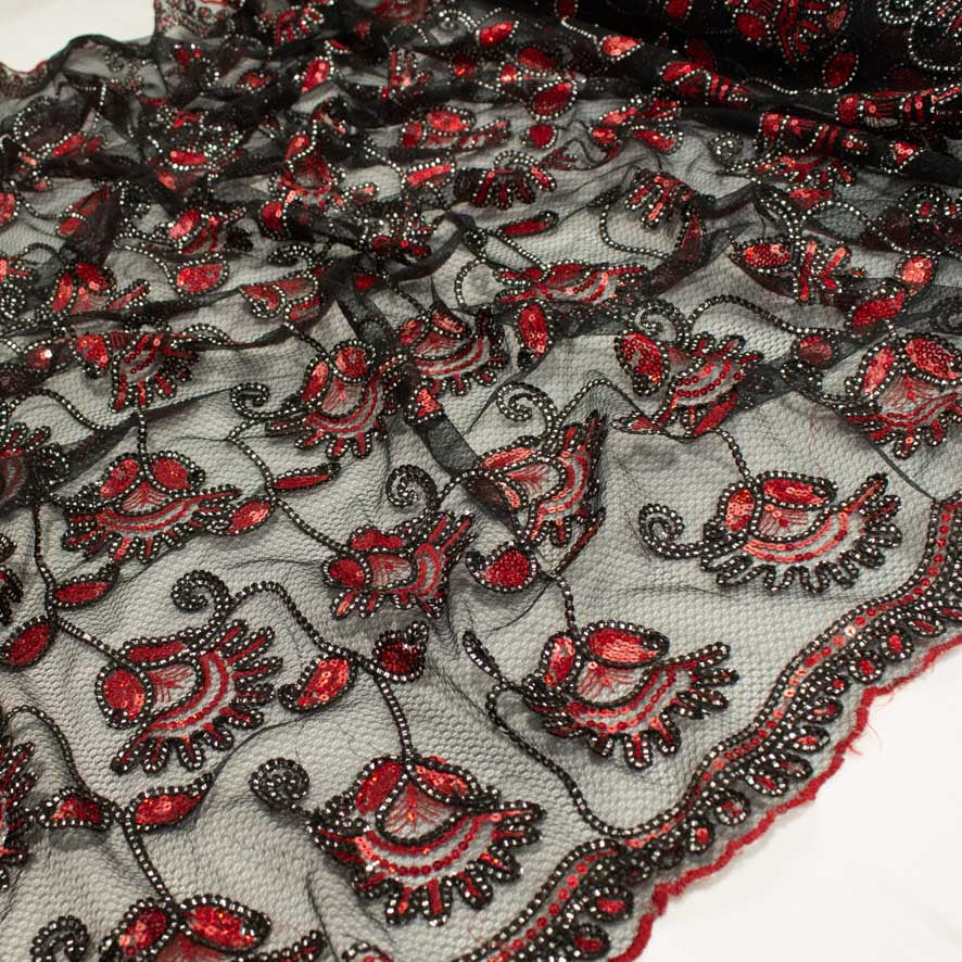 Light Corded Sequin Lace