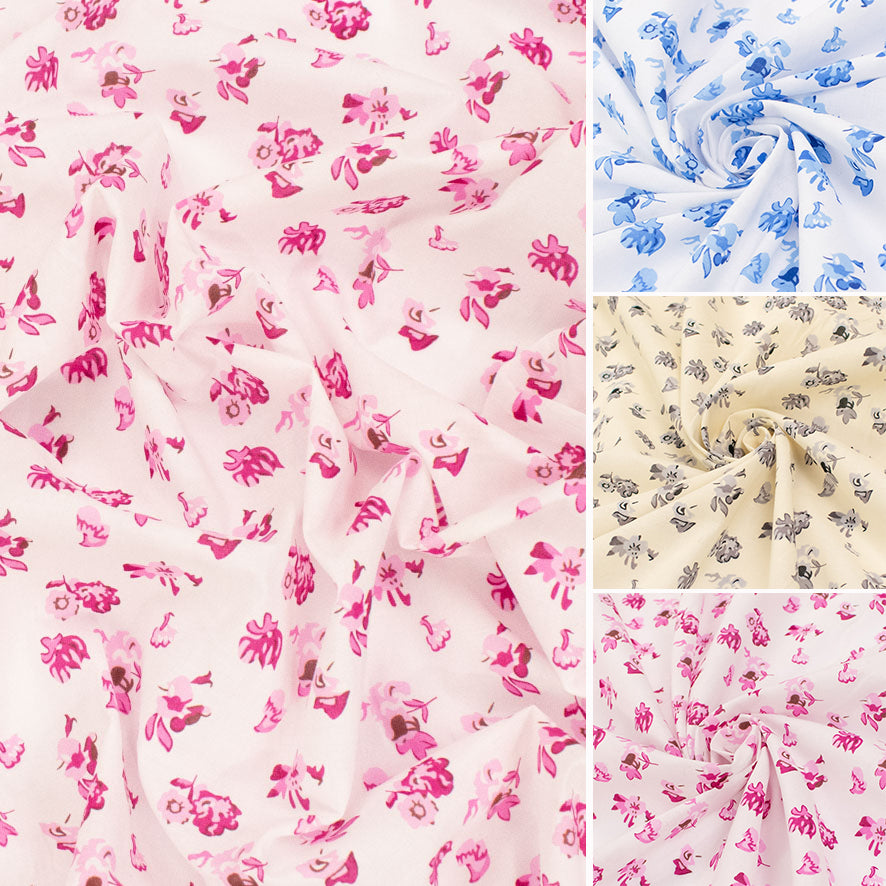 Cotton Lawn Prints Design-2 Mini Florals