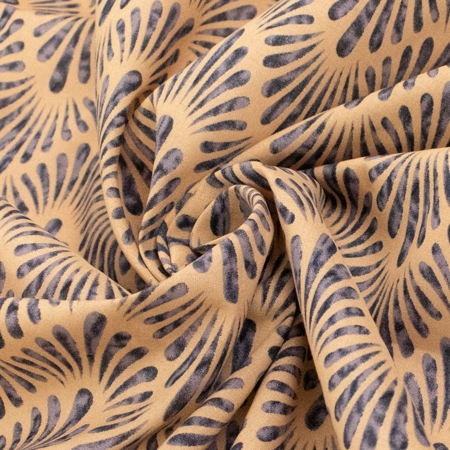 Cotton Lawn Prints Design-6 Ocean Waves