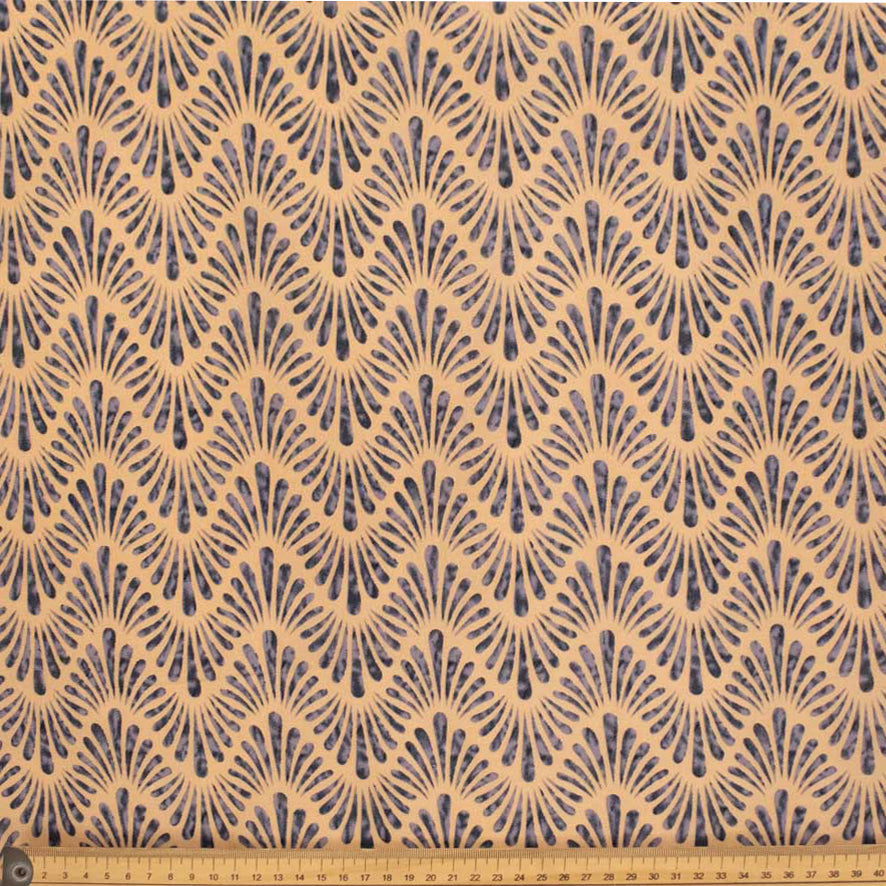 Cotton Lawn Prints Design-6 Ocean Waves