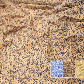 Cotton Lawn Prints Design-6 Ocean Waves
