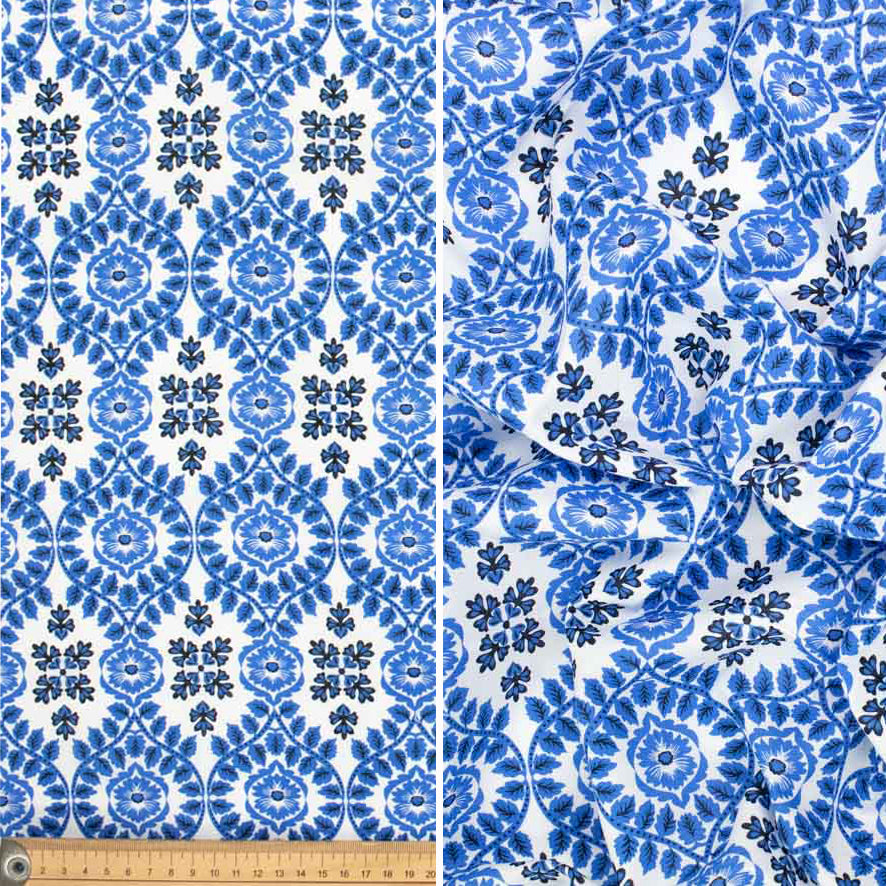 Cotton Lawn Prints Design-5 Mughal Floral