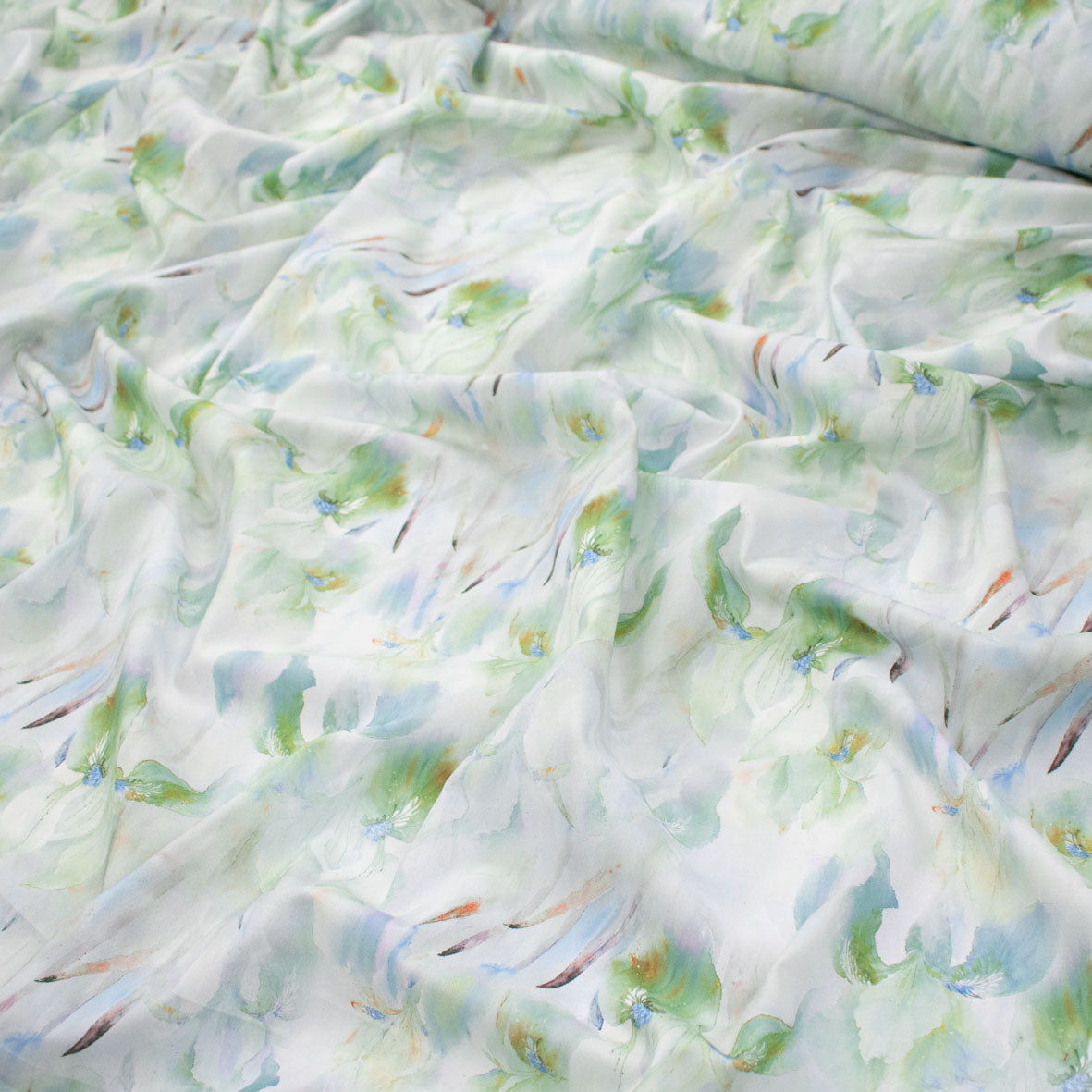 Pure Cotton Lawn Watercolour Prints