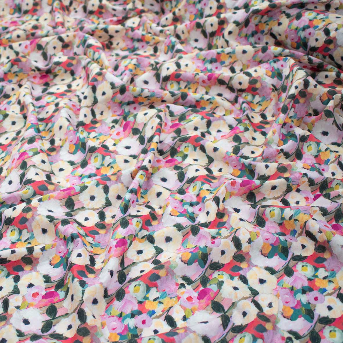 Pure Cotton Lawn Watercolour Prints