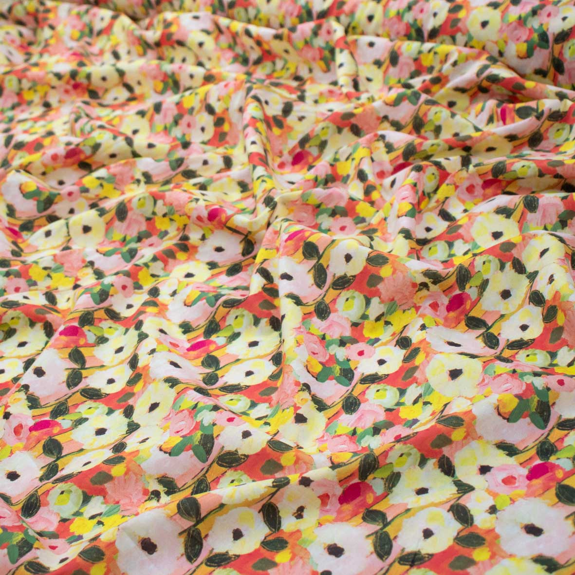 Pure Cotton Lawn Watercolour Prints