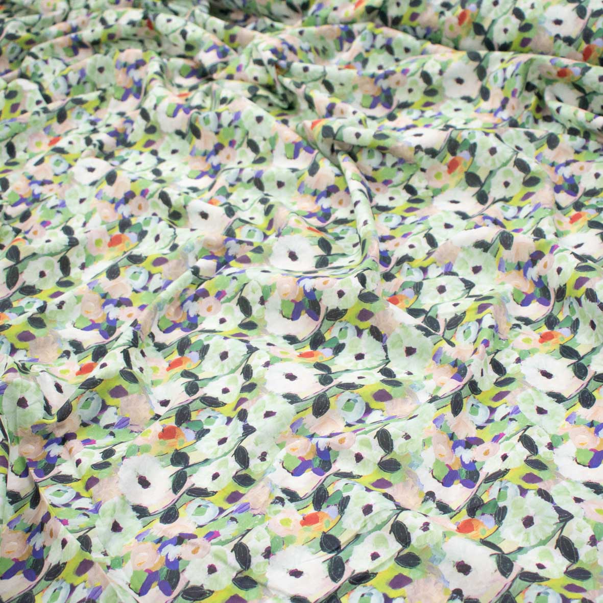 Pure Cotton Lawn Watercolour Prints