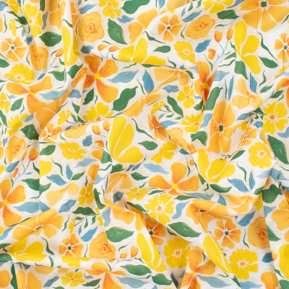 Pure Cotton Lawn Watercolour Prints