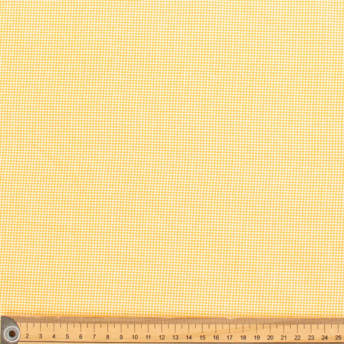 Yellow Micro Check Cotton Print – Homecraft Textiles