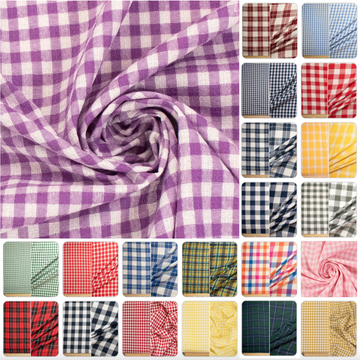 Cotton Yarn Dyed Checks