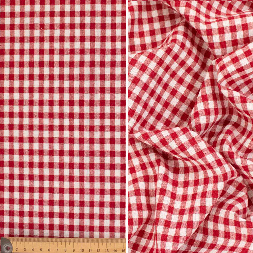 Cotton Yarn Dyed Checks