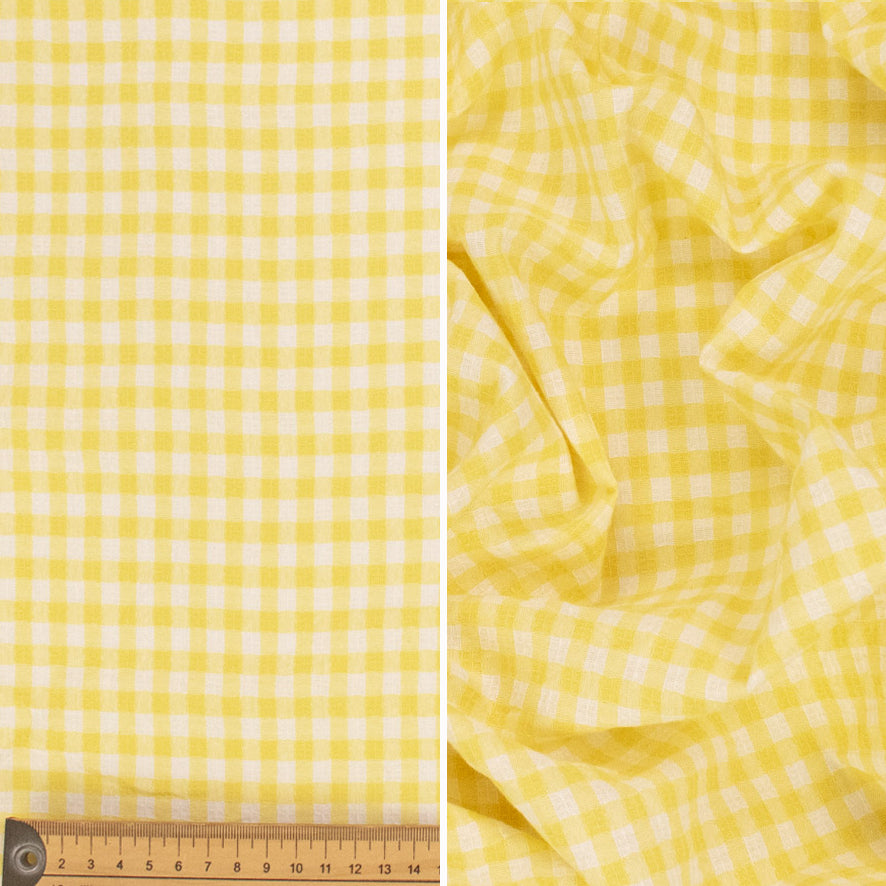 Cotton Yarn Dyed Checks