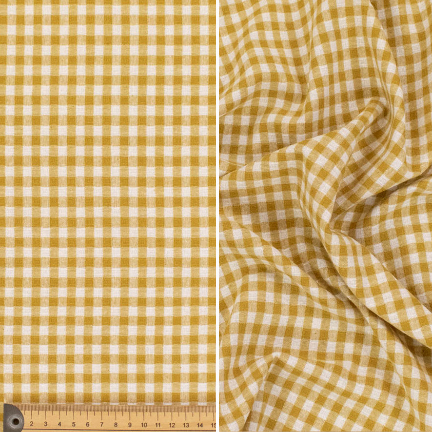 Cotton Yarn Dyed Checks