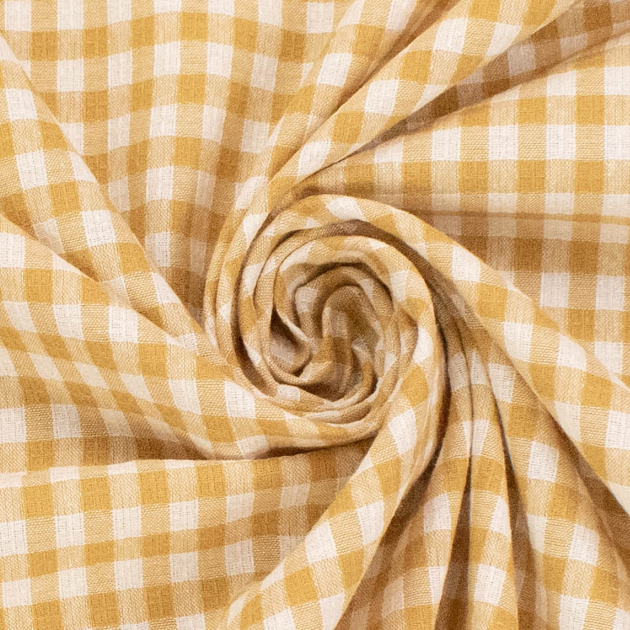 1/4-inch Cotton Gingham Yarn Dyed Checks