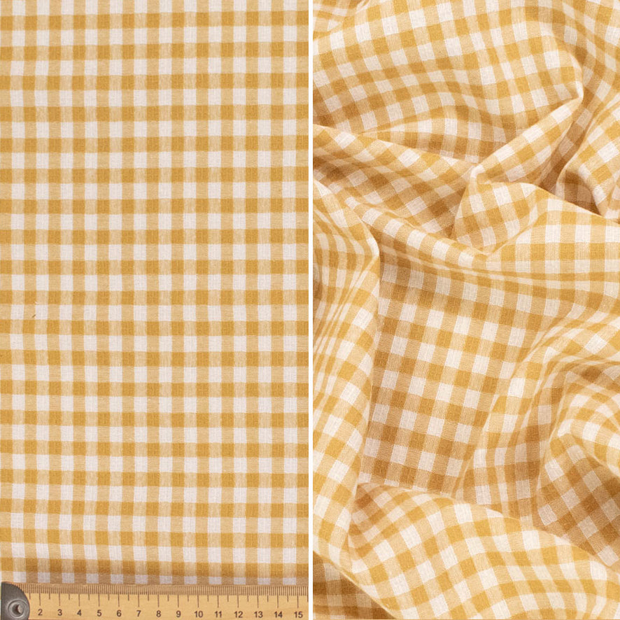 Cotton Yarn Dyed Checks