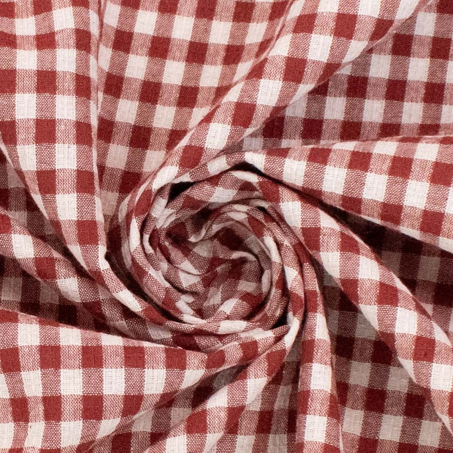 1/4-inch Cotton Gingham Yarn Dyed Checks