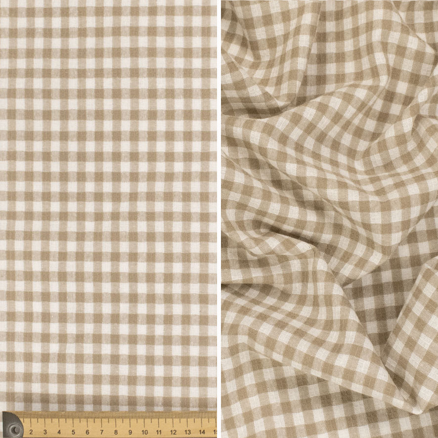Cotton Yarn Dyed Checks