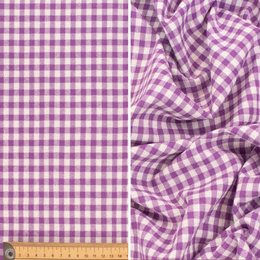 Cotton Yarn Dyed Checks