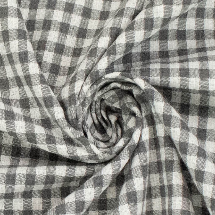 1/4-inch Cotton Gingham Yarn Dyed Checks