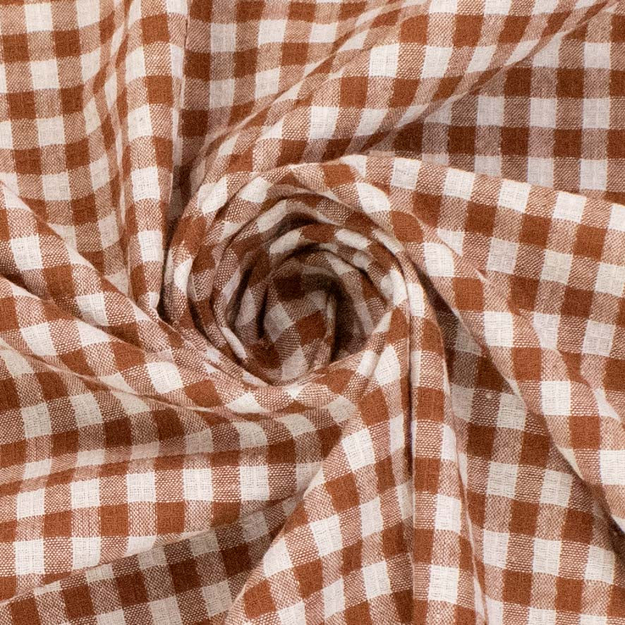 1/4-inch Cotton Gingham Yarn Dyed Checks