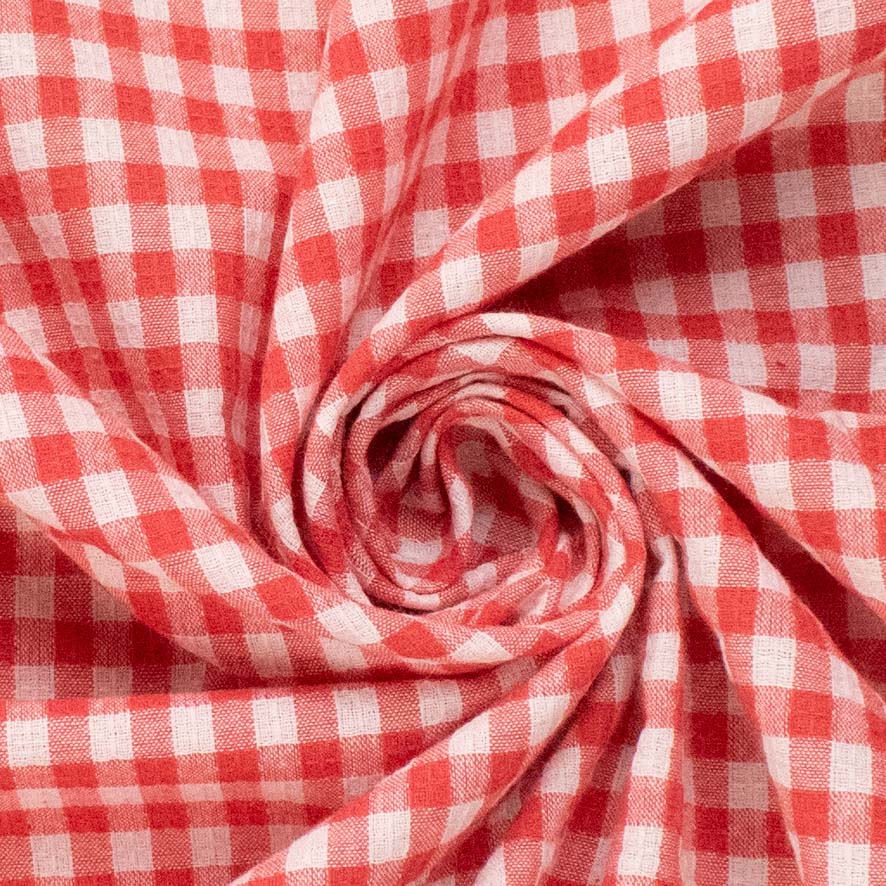 1/4-inch Cotton Gingham Yarn Dyed Checks