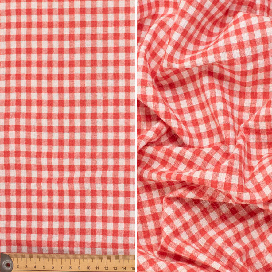 Cotton Yarn Dyed Checks