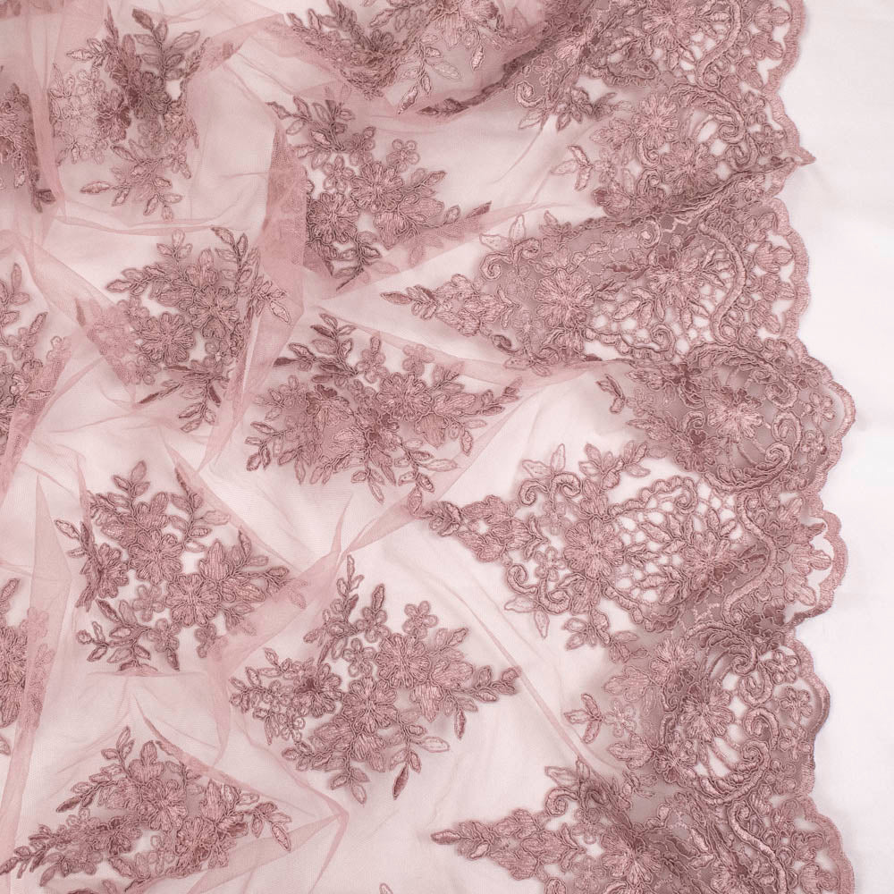 Couture Floral Embroidered Guipure Lace Design - JS20