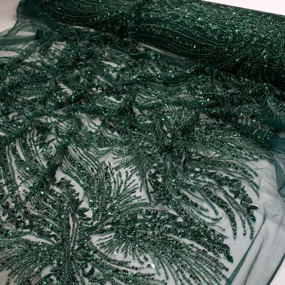 Starlight Embroidered Beaded Couture Laces – PB2435