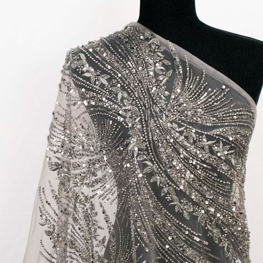 Starlight Embroidered Beaded Couture Laces – PB2435