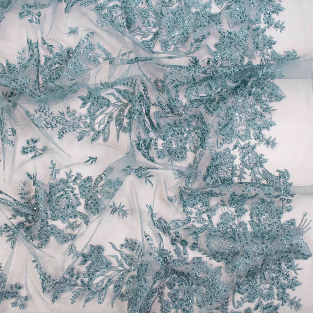 Floral Sequin Embroidered Couture Laces – WS19