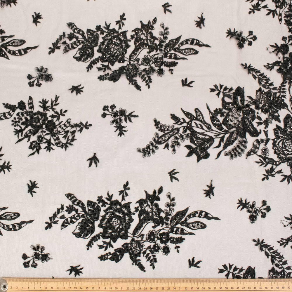 Floral Sequin Embroidered Couture Laces – WS19