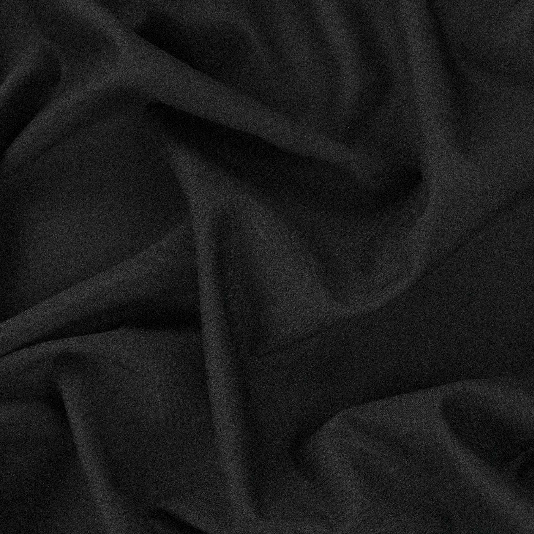 Japanese Wool Blend Suiting Medium Weight Design-2 Black