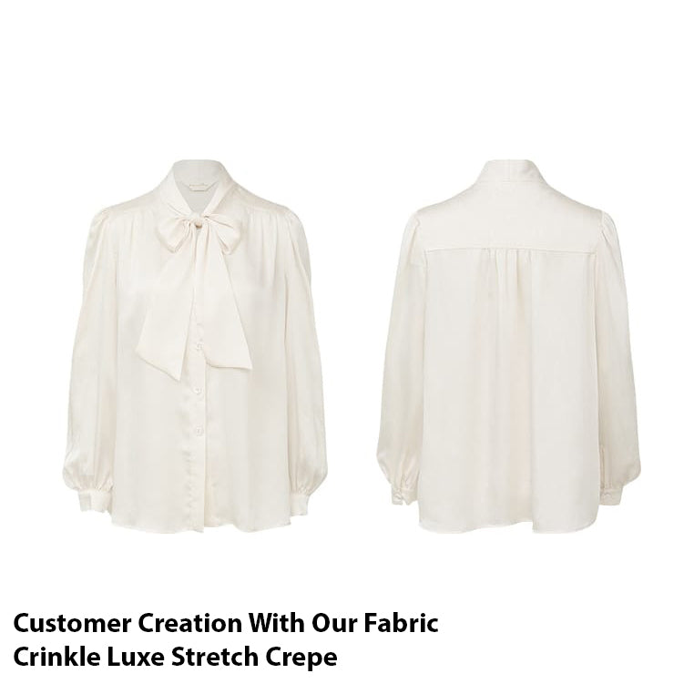 Crinkle Luxe Stretch Crepe