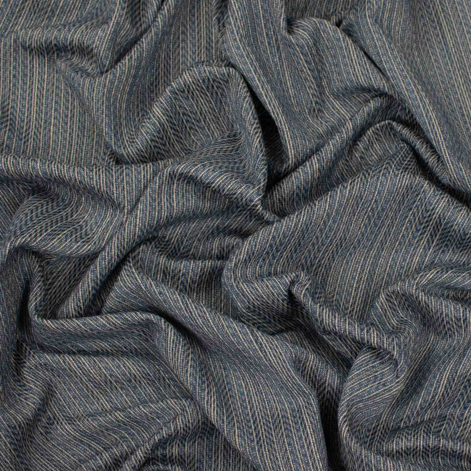 Cuba by Zepel - Curtaining/Upholstery Texture Stripe Canvas