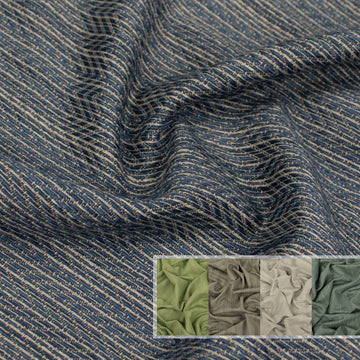 Cuba by Zepel - Curtaining/Upholstery Texture Stripe Canvas
