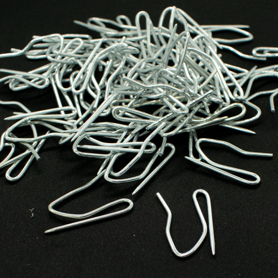 Curtain Pin Sharp Hooks - Silver