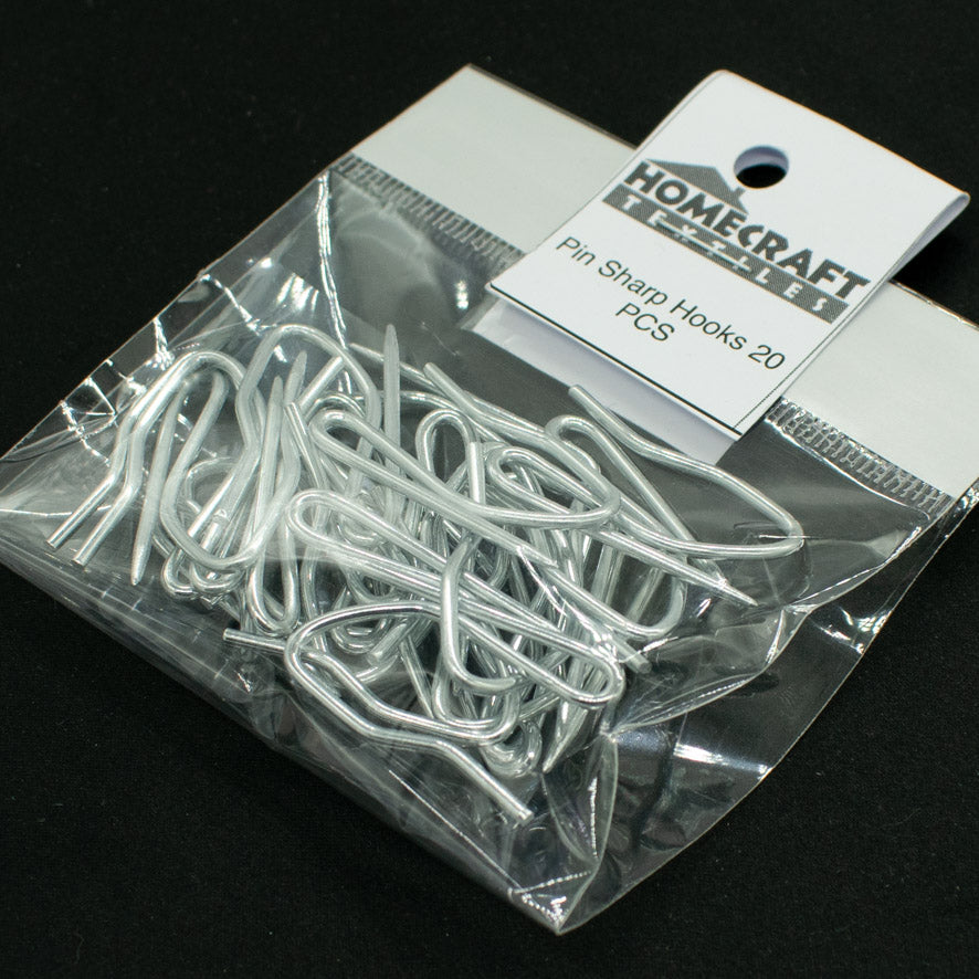 Curtain Pin Sharp Hooks - Silver
