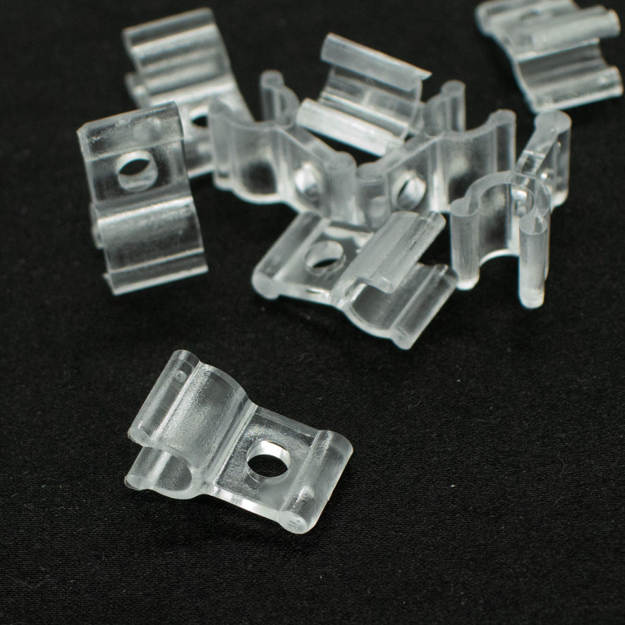 Clear Roman Blind Clips - 10Pcs