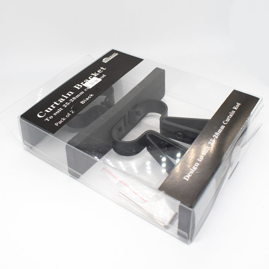 Curtain Rod Support Double Bracket Pack of 2