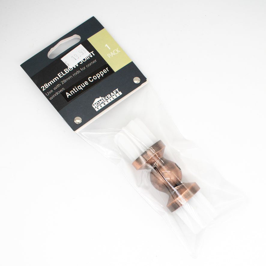 Curtain Elbow Joiner 28mm