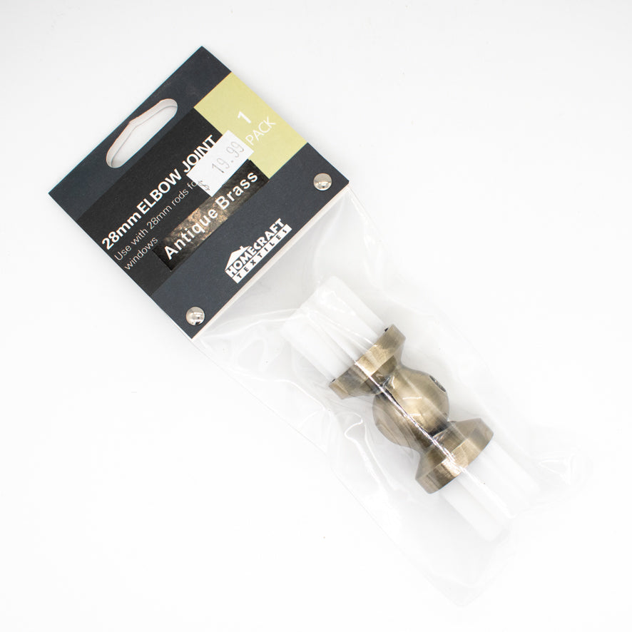 Curtain Elbow Joiner 28mm