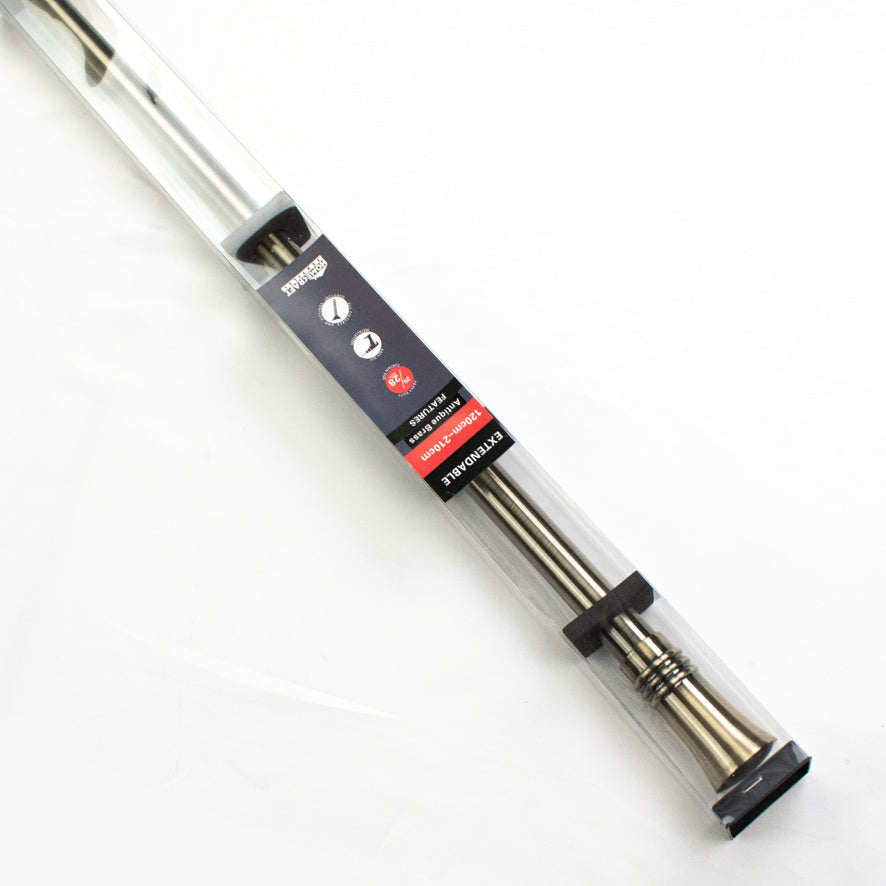 Expandable Curtain Eyelet Rod Set - 25/28mm