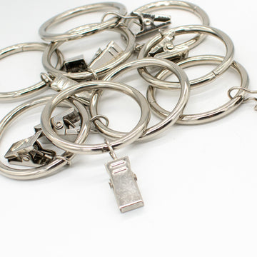 Curtain Crocodile Clip Eyelet Rings 34MM - Pack of 10