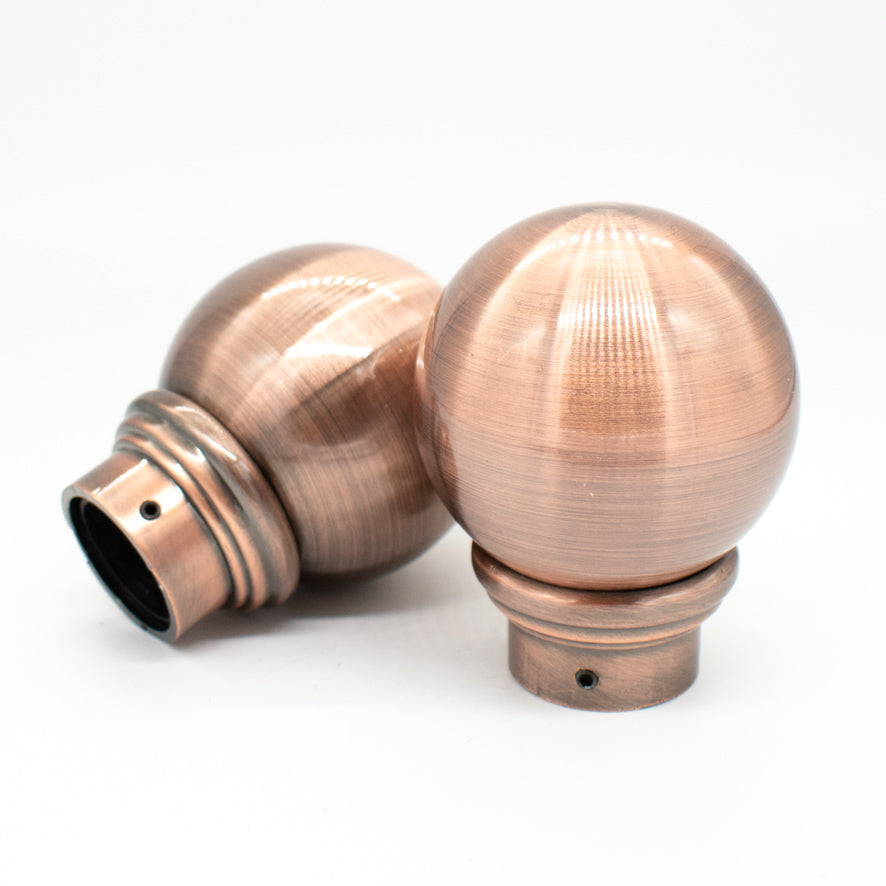 Curtain Rod Finials Ball Rod End Caps