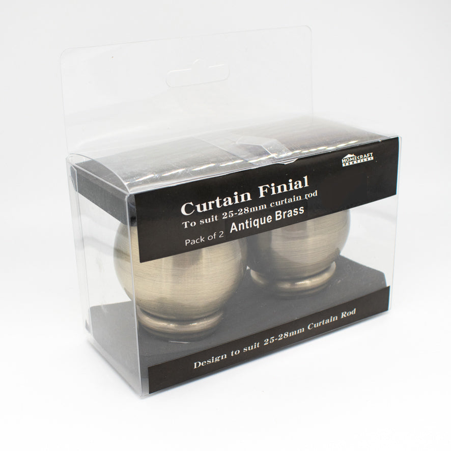 Curtain Rod Finials Ball Rod End Caps