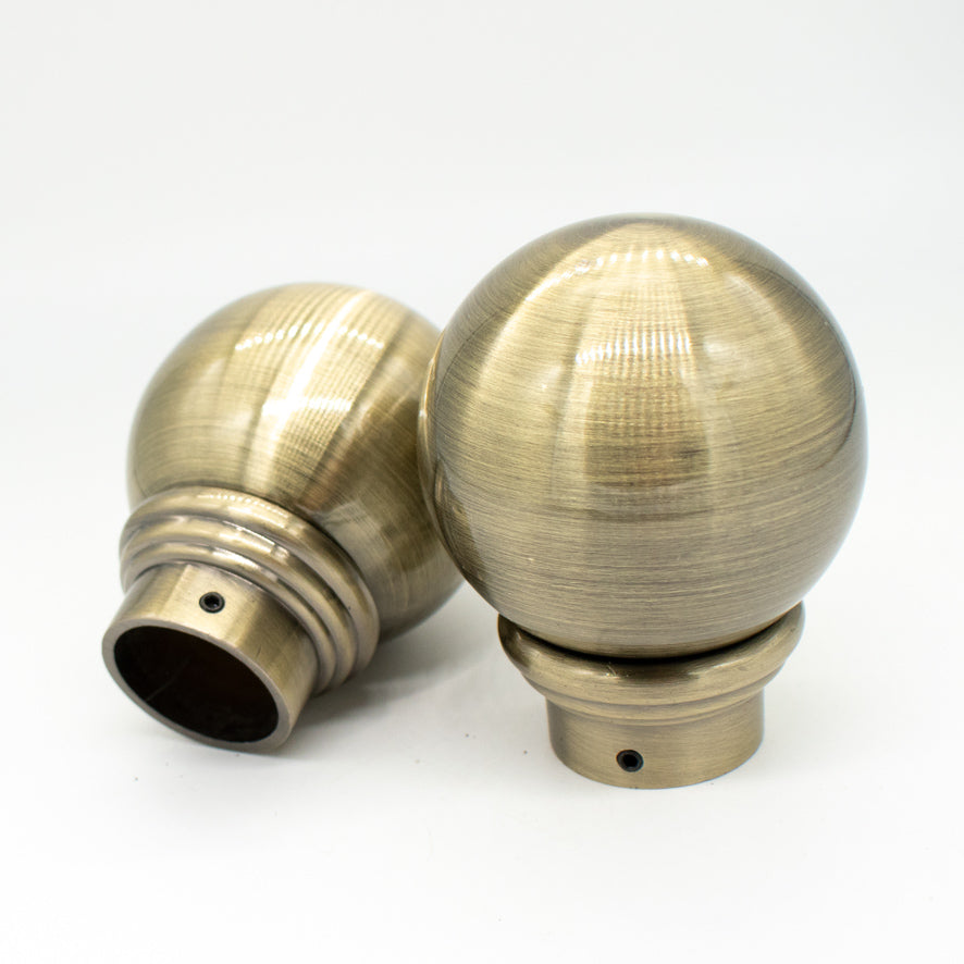 Curtain Rod Finials Ball Rod End Caps